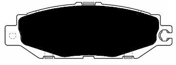 Porterfield Brake Pads for 1995 LEXUS LS 400