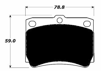 Porterfield Brake Pads for 1998 MITSUBISHI Montero Sport 4WD