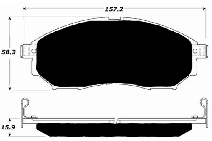 Porterfield Brake Pads for 2010 INFINITI M35