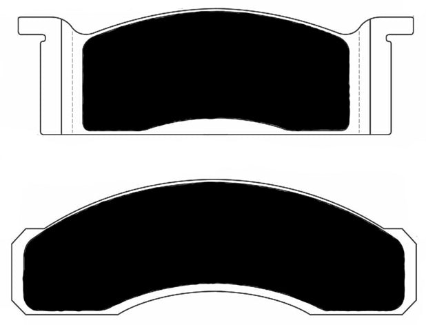Porterfield Brake Pads for 1971 FORD MUSTANG V6 w/Front Discs