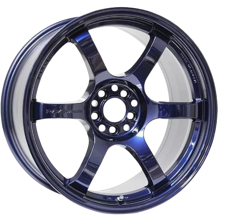 Gram Lights 57DR 18x9.5 +38 5-114.3 Eternal Blue Pearl Wheel