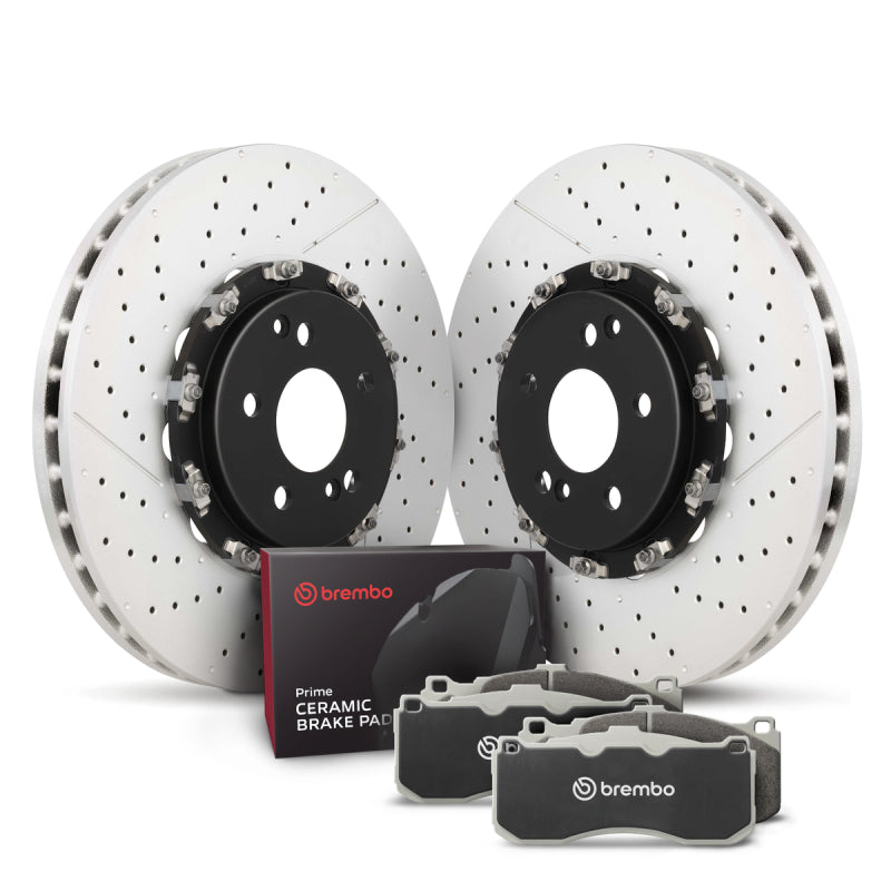 Brembo OE 14-17 Fiat 500 Front Disc Brake Kit KT00937
