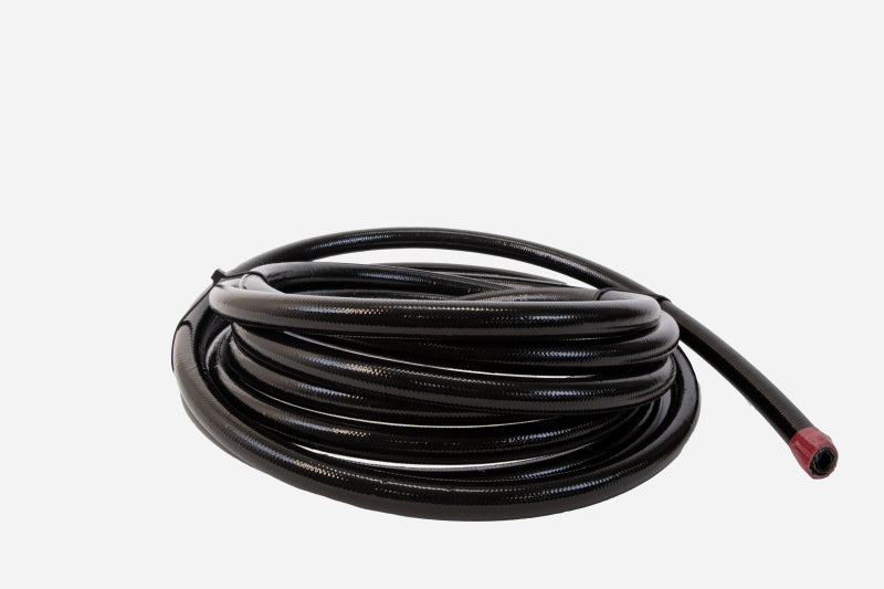 Aeromotive PTFE SS Braided Fuel Hose - Black Jacketed - AN-08 x 16ft 15331