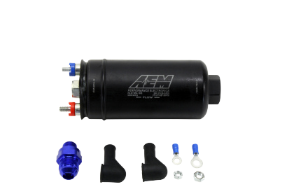 AEM 380LPH High Pressure Fuel Pump -6AN Female Out, -10AN Female In