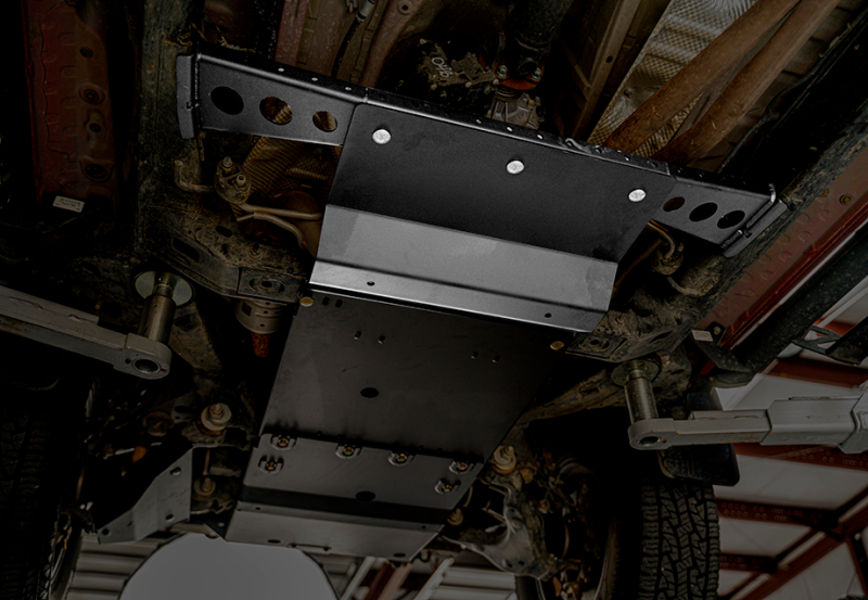 Cali Raised LED Cali Raised 16-23 Toyota Tacoma Transfer Case Skid Plate / No Manual Transmission / Steel / Raw CR3666