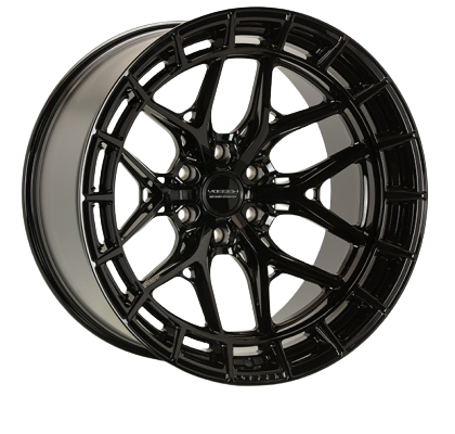 Vossen HFX-1 22x9.5 / 6x139.7 BP / ET20 / 106.1 CB / Deep - Gloss Black Wheel