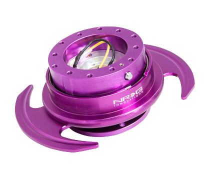 NRG Quick Release Kit Gen 3.0 - Purple Body / Purple Ring w/Handles
