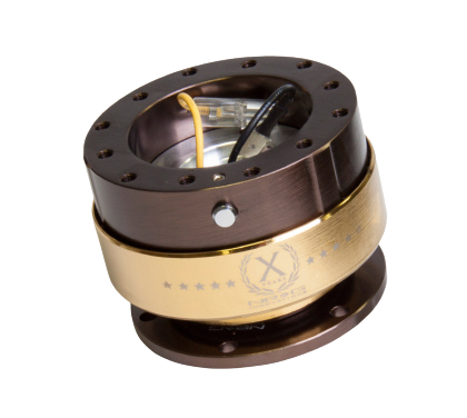 NRG Quick Release Gen 2.0 - Bronze Body / Chrome Gold Ring