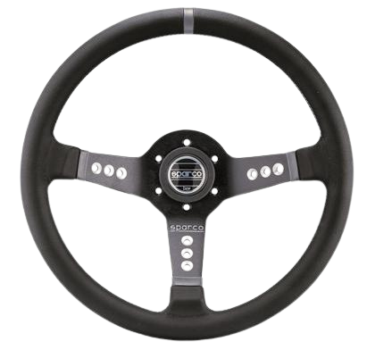 Sparco Strwhl L777 Leather Black