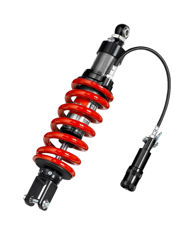 Bitubo Suspension Bitubo XZE3 Monoshocks Adjustable: Hydraulic Spring Preload, Rebound, Length, Red Spring S0090XZE31