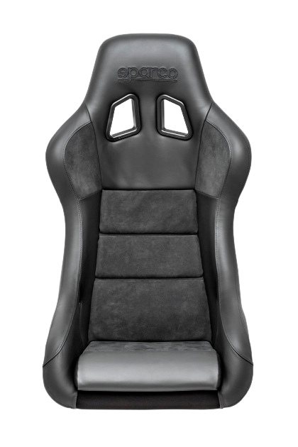 Sparco Seat QRT Performance Leather/Alcantara Black (Must Use Side Mount 600QRT)