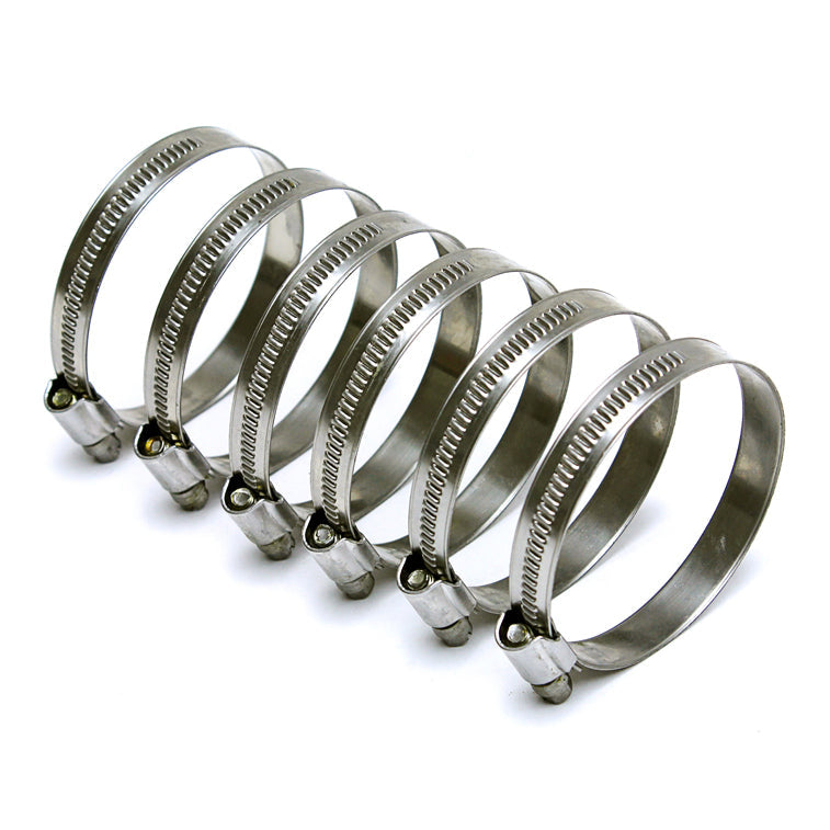 HPS Performance Stainless Steel Embossed Hose Clamps