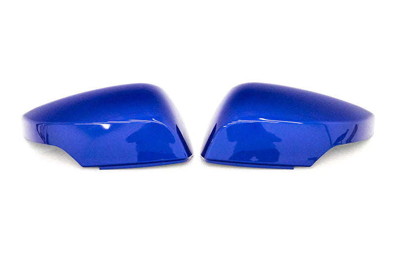 OLM OE Style Mirror Cover with Turn Signal Cutout - Lightning Red - 2015-2021 Subaru WRX / STI / 2015-2017 Crosstrek
