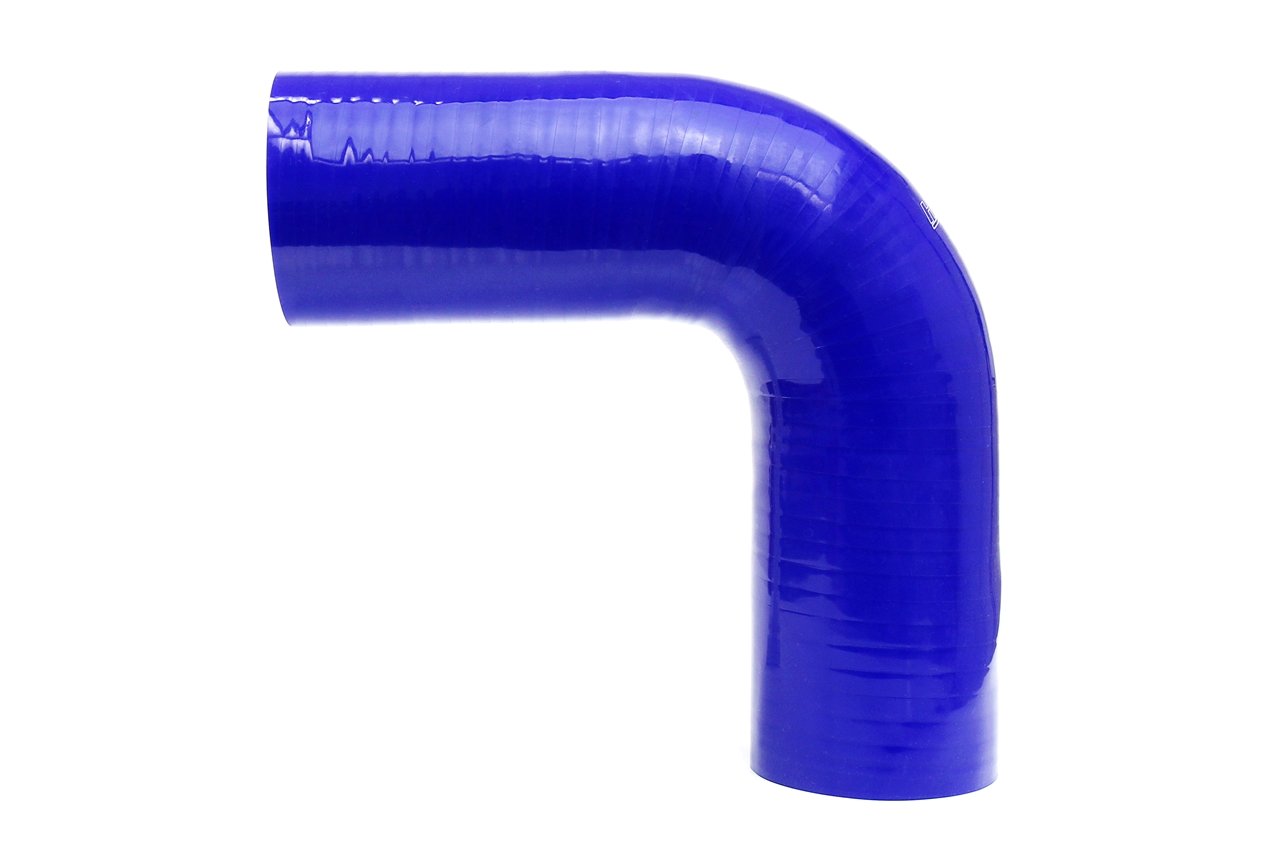 HPS Performance Products HPS 5/8" (16mm) Silicone 90 Degree Elbow Coupler Hose, High Temperature 4-ply Reinforced, Black or Blue