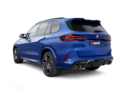 Akrapovic 2024+ BMW X5M / X6M (Face Lift) Slip-On Line (Titanium) w/Carbon Fiber Tips