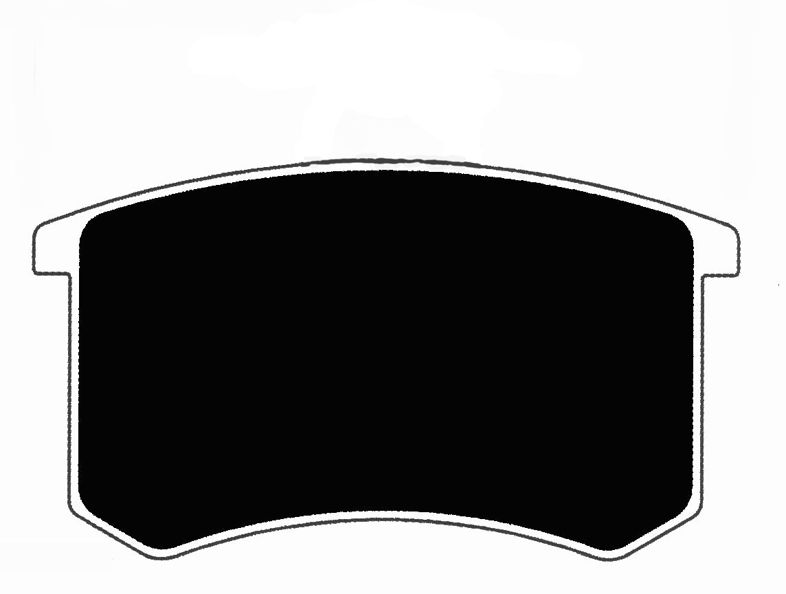 Porterfield Brake Pads for 1978 LOTUS ESPRIT w/Girling Cal.