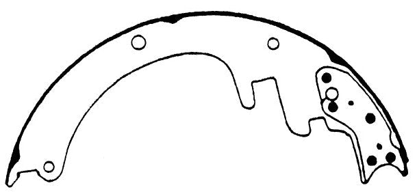 Porterfield Brake Shoes for 1994 DODGE RAM 2500 4WD - 3500 lb. FA