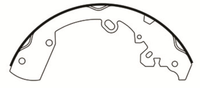 Porterfield Brake Shoes for 2009 DODGE DAKOTA 2WD