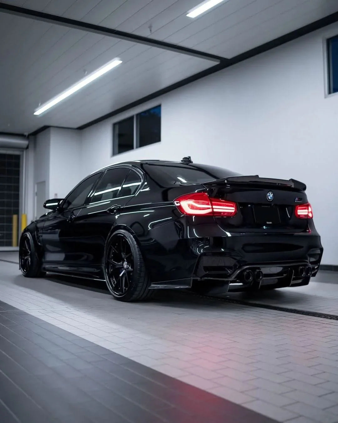 BMW 3 Series F30 F35/M3 F80 Sedan PSM Style Carbon Fiber Trunk Spoiler (2011 - 2019)