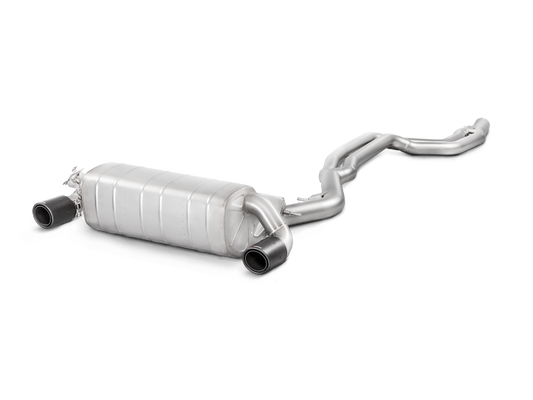 Akrapovic 16-17 BMW M240i (F22 F23) Evolution Line Cat Back (SS) w/ Carbon Tips (Req. Link Pipe) MTP-BM/SS/4H