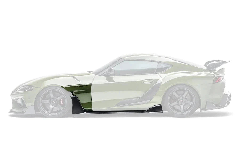 ADRO A90 Supra Carbon Side Skirt Set V2