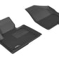 3D MAXpider 2013-2019 Hyundai Santa Fe Sport/Santa Fe/Santa Fe Xl Kagu 1st Row Floormat - Black L1HY01711509