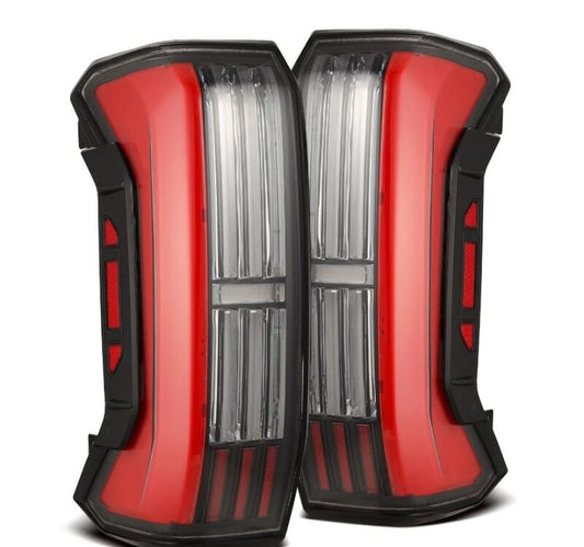 AlphaRex 22-24 Toyota Tundra NOVA-Series Prismatic LED Tail Lights - Black/Red 673002 *Discontinued