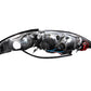 Anzo 1994-1998 Ford Mustang Projector Headlights w/ Halo Chrome 1pc