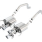 Borla 15 Chevy Corvette C7 ZO6 6.2L w/o AFM w/ NPP ATAK Quad RD RL AC Tips Center Rear Exit Exh 11905