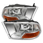 SPYDER Xtune Dodge Ram 1500 09-12 ( Non Quad Headlights ) Crystal Headlights Chrome HD-JH-DR09-AM-C 9022937