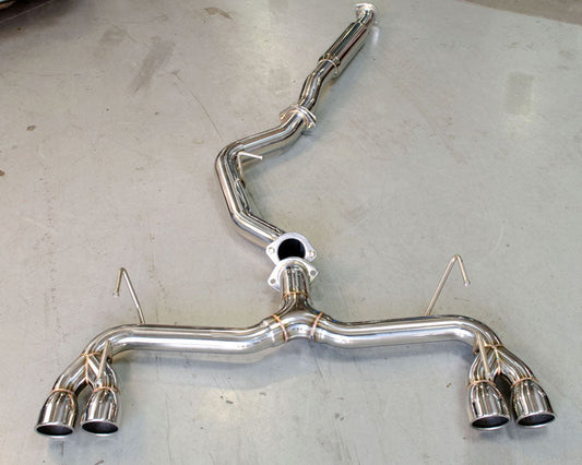 Agency Power 2008+ Subaru STi/2011+ WRX Catback Exhaust w/o Muffler w/Polished Tips (Hatchback Only) AP-GRBH-170S