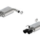 Ford Racing 2024 Mustang 2.3L Sport Non-Active Axle-Back w/GT Valance - Black Tip M-5230-M2SBV
