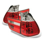 Spyder BMW E53 X5 00-06 4PCS Euro Style Tail Lights- Red Clear ALT-YD-BE5300-RC 5000835
