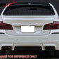 2011-2017 BMW F10 5-Series Trunk Spoiler OE Style Fiberglass Rear Wing