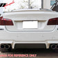 2011-2017 BMW F10 5-Series Trunk Spoiler OE Style Fiberglass Rear Wing