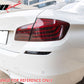 2011-2017 BMW F10 5-Series Trunk Spoiler OE Style Fiberglass Rear Wing