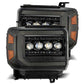 AlphaRex 14-18 GMC Sierra NOVA LED Proj Headlights Plnk Style Alpha Blk w/Activ Light/Seq Signal/DRL 880616 *Discontinued