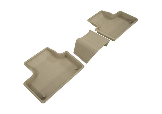 3D MAXpider 2018-2020 Volvo XC60 Kagu 2nd Row Floormats - Tan L1VV02521502
