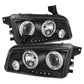 Spyder Dodge Charger 06-10 Projector Headlights Halogen Model CCFL Halo LED Blk PRO-YD-DCH05-CCFL-BK 5009715