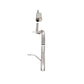 Corsa 12-18 Jeep Wrangler JKU 3.6L Sport 2.75in Cat-Back Exhaust w/ Turn Down Tip 21121