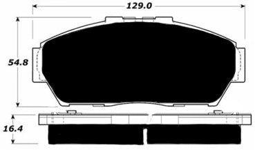 Porterfield Brake Pads for 2001 ACURA INTEGRA
