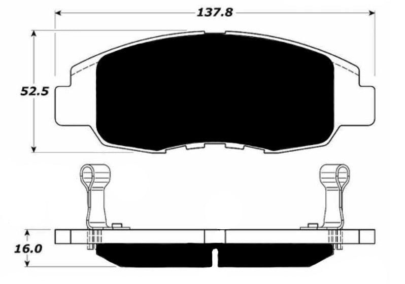 Porterfield Brake Pads for 2009 HONDA CIVIC Coupe LX