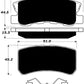 Porterfield Brake Pads for 2009 DODGE AVENGER R/T - 3.5L