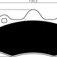 Porterfield Brake Pads for 2010 LOTUS EVORA