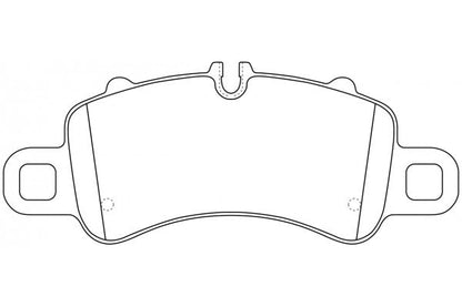 Porterfield Brake Pads for 2017 PORSCHE 718 Cayman S