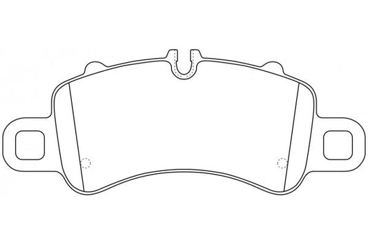 Porterfield Brake Pads for 2017 PORSCHE Boxster
