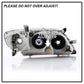 SPYDER xTune 07-09 Toyota Camry Halogen OEM Headlights - Black (HD-JH-TCAM08-AM-BK) 9943225