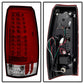 Spyder Chevy Avalanche 07-13 LED Tail Lights Red Clear ALT-YD-CAV07-LED-RC 5032478