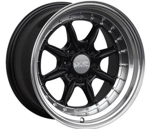XXR 002.5 Wheel Black / Machined Lip 15x8 +20 4x100,4x114.3