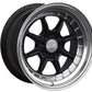 XXR 002.5 Wheel Black / Machined Lip 16x8 0 4x100,4x114.3